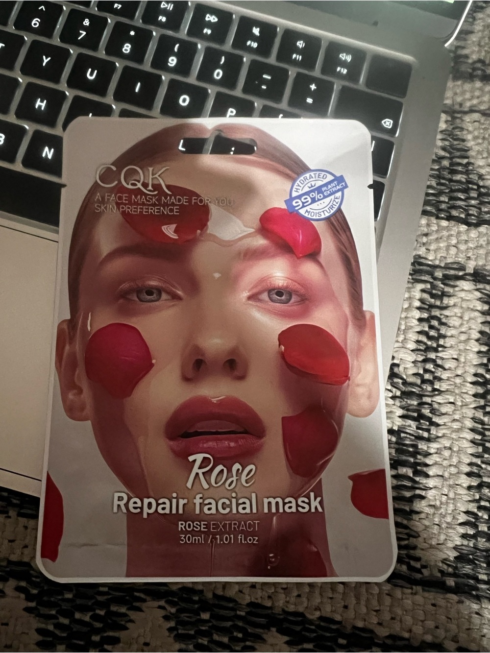 Rose Repair Facial Mask – Pink Hydrating Sheet Mask duo